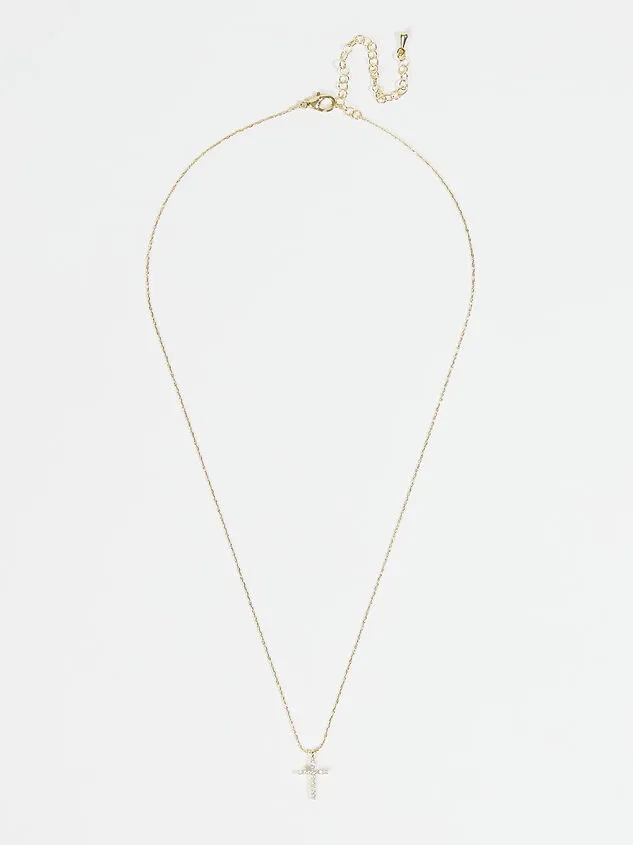 18k Gold Cross Necklace 18kgold Women Altar039d State Necklaces