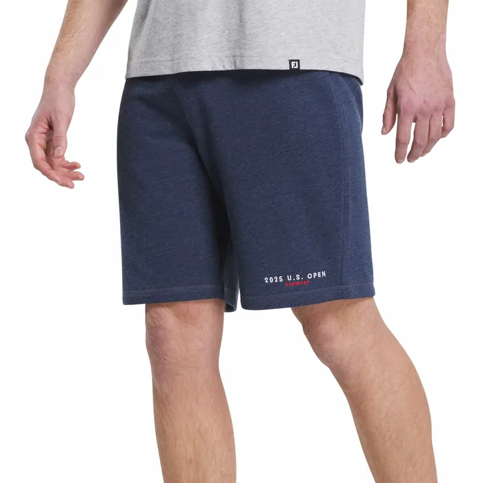2025 US Open Alt Logo 9quot Inseam Sweat Short Men Shorts FootJoy