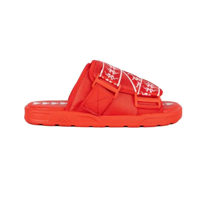 222 Banda Mitel 1 Sandals 8211 Red Flame Coral White Red Flame Coral White Footwear Kappa Sandals