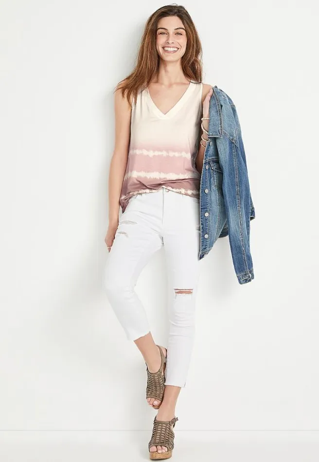 247 Ombre Tie Dye Tank Top Women Maurices Tops