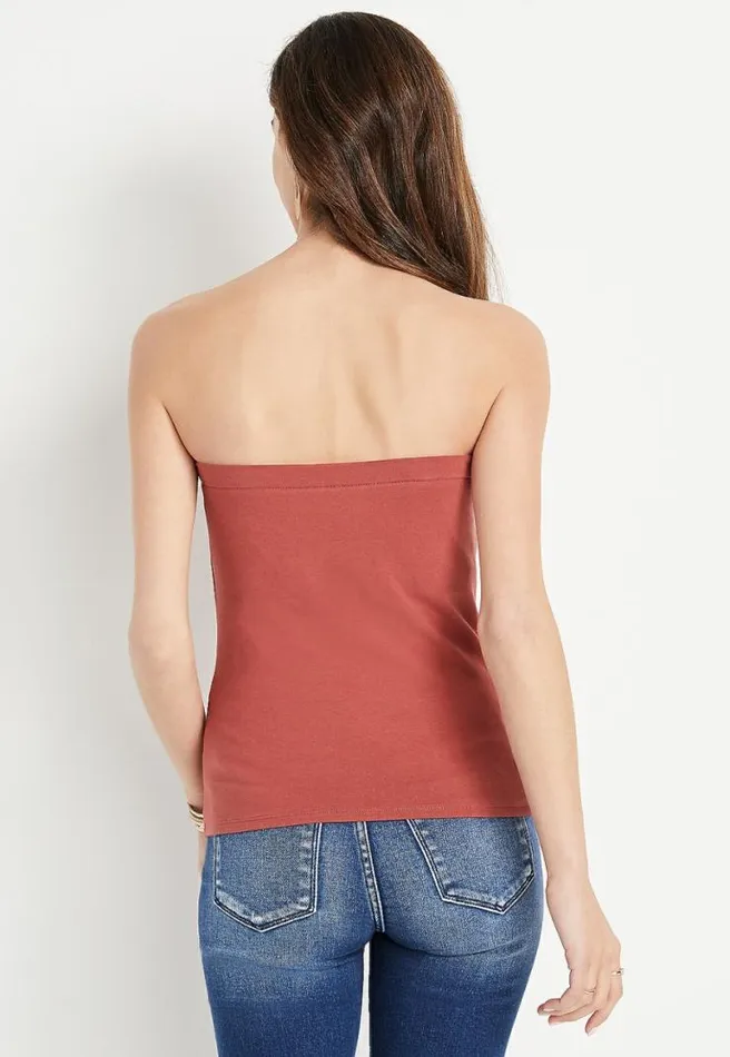 247 Solid Tube Top Women Maurices Tops