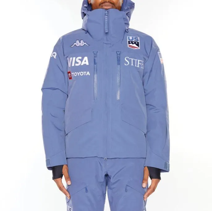 6Cento 602T US Ski Jacket 8211 Blue Fiord Blue Fiord Men Kappa Jackets
