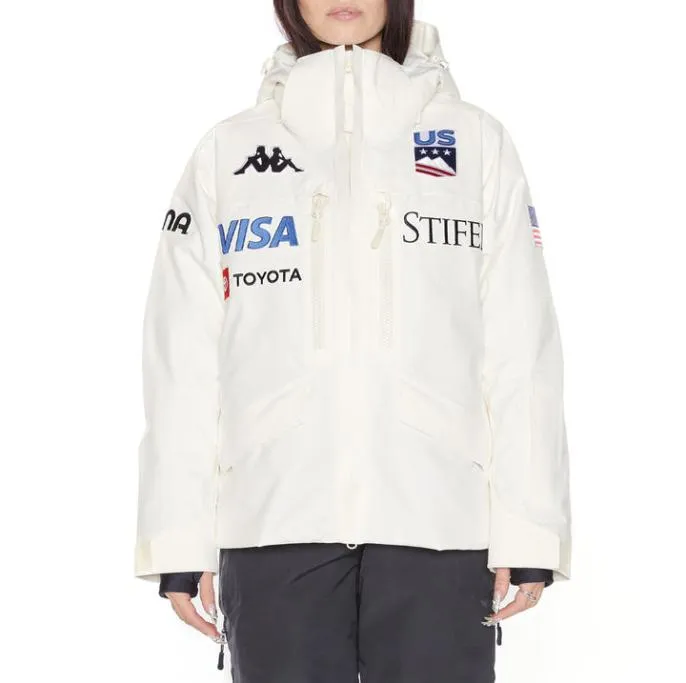 6Cento 604T US Ski Jacket 8211 White White Women Kappa Jackets