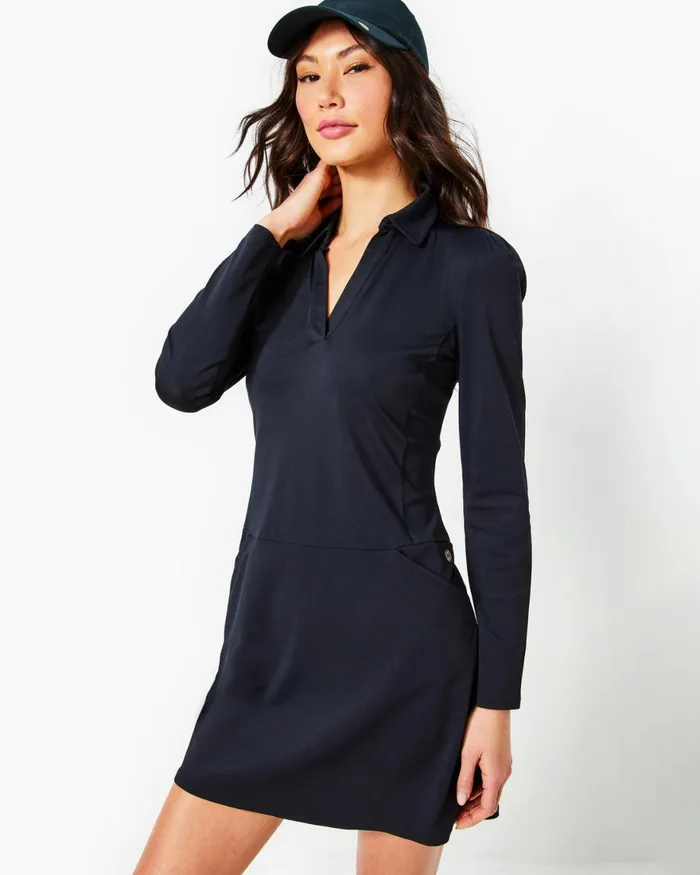 Activewear Women Lilly Pulitzer UPF 50 Luxletic Brickell Dress Onyx Activewear Women Lilly Pulitzer UPF 50 Luxletic Brickell Dress Onyx