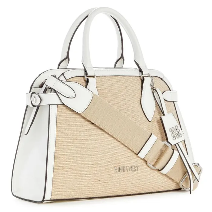 Adelaide Jet Set Satchel White Women Nine West Satchels and Shoulder Bags Adelaide Jet Set Satchel White Women Nine West Satchels and Shoulder Bags