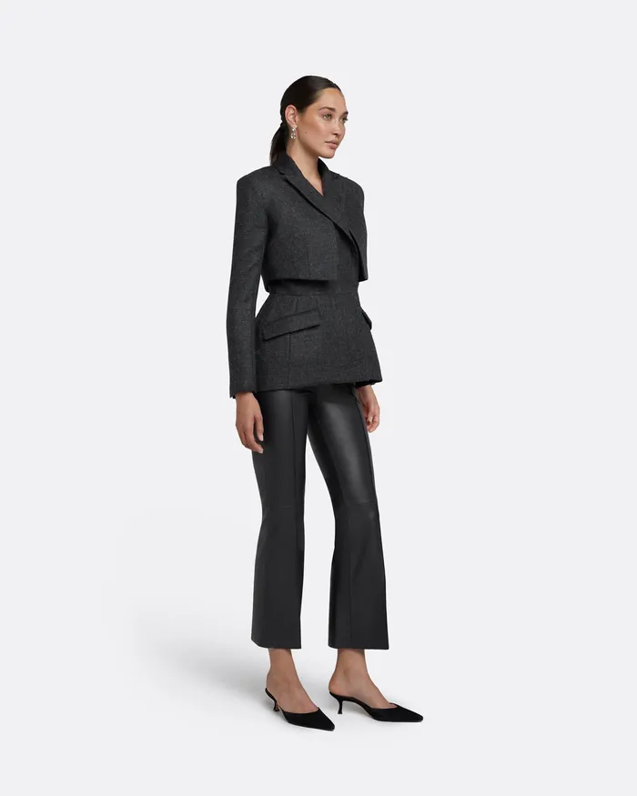 Ailbhe Speckled Grey Jacket Speckled Grey Jackets and Coats Safiyaa Women