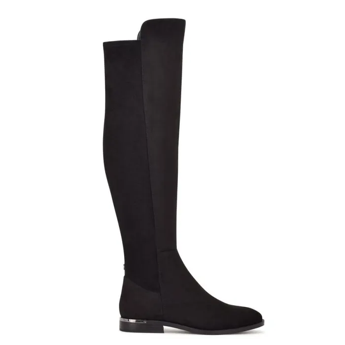 Allair Over The Knee Boots Black Women Nine West Boots and Booties