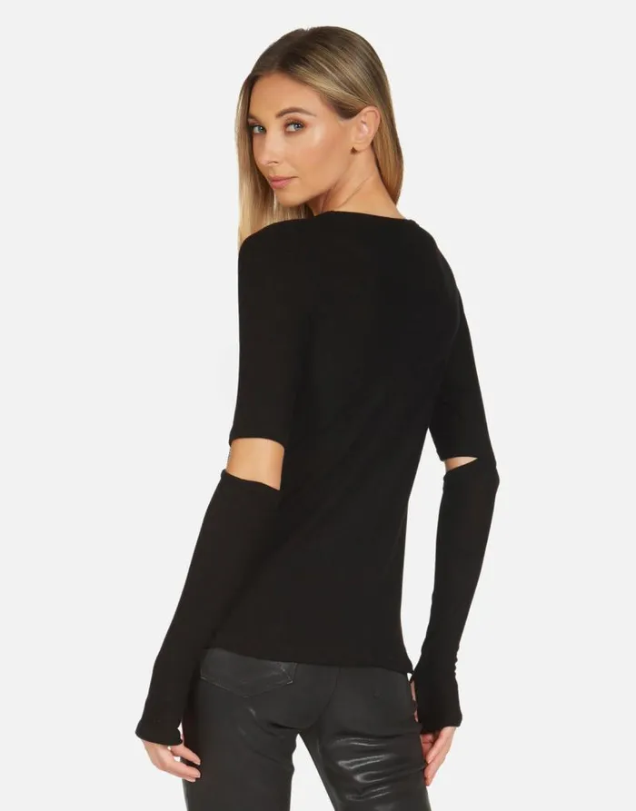 Amora X Kiss Black Women Lauren Moshi Long Sleeve