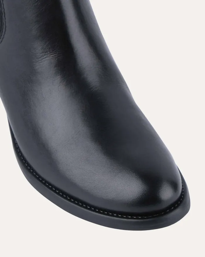 ANKLE BOOTS jomercer Women Claire mid ankle boots black leather ANKLE BOOTS jomercer Women Claire mid ankle boots black leather