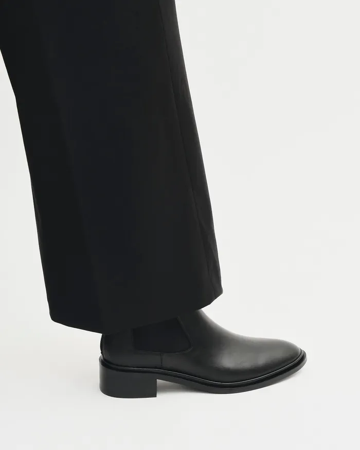 ANKLE BOOTS jomercer Women Melrose flat ankle boots black leather