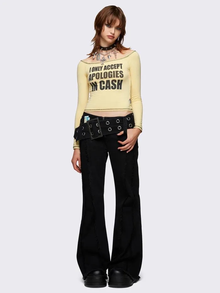 Apologie OffShoulder Graphic Top Women Minga London Tops and TShirts Apologie OffShoulder Graphic Top Women Minga London Tops and TShirts