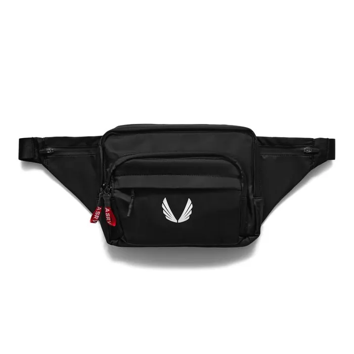 ASRV Bags Men Large Waterproof Crossbody Bag Black