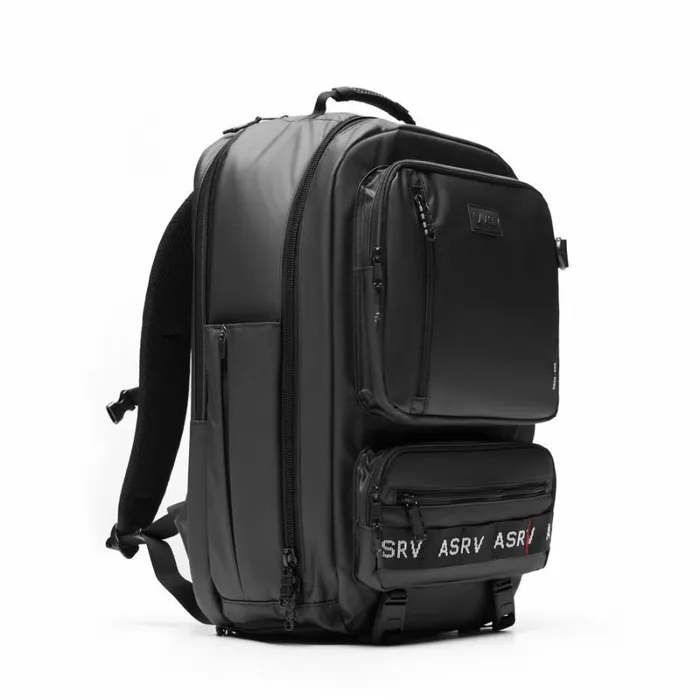 ASRV Bags Men Waterproof Large Travel Backpack Black