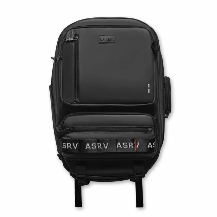 ASRV Bags Men Waterproof Large Travel Backpack Black