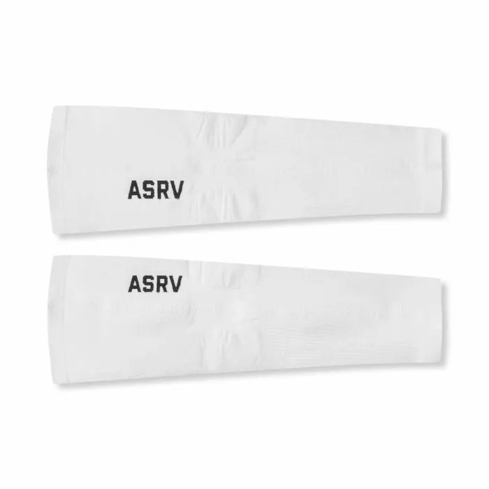 ASRV Gloves and Sleeves Men BodyMapped Arm Sleeve White