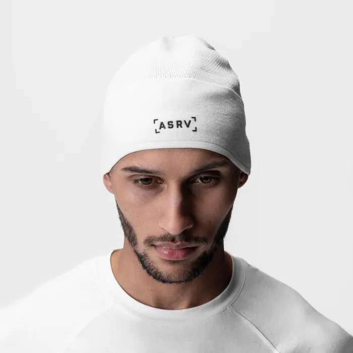 ASRV Hats and Headwear Men Merino Wool Skull Cap White 034bracket034