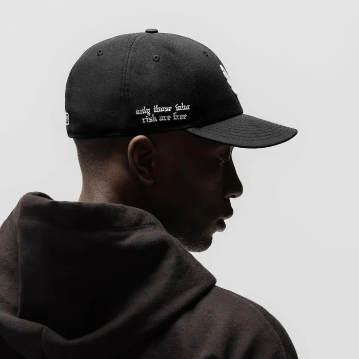 ASRV Hats and Headwear Men New Era 59Fifty Low Profile Hat Blackwhite wings