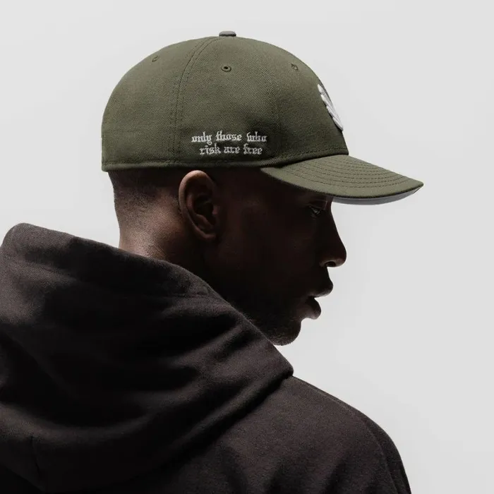 ASRV Hats and Headwear Men New Era 59Fifty Low Profile Hat Faded Olivewhite