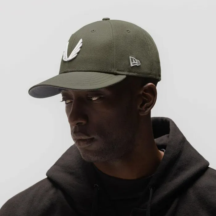 ASRV Hats and Headwear Men New Era 59Fifty Low Profile Hat Faded Olivewhite