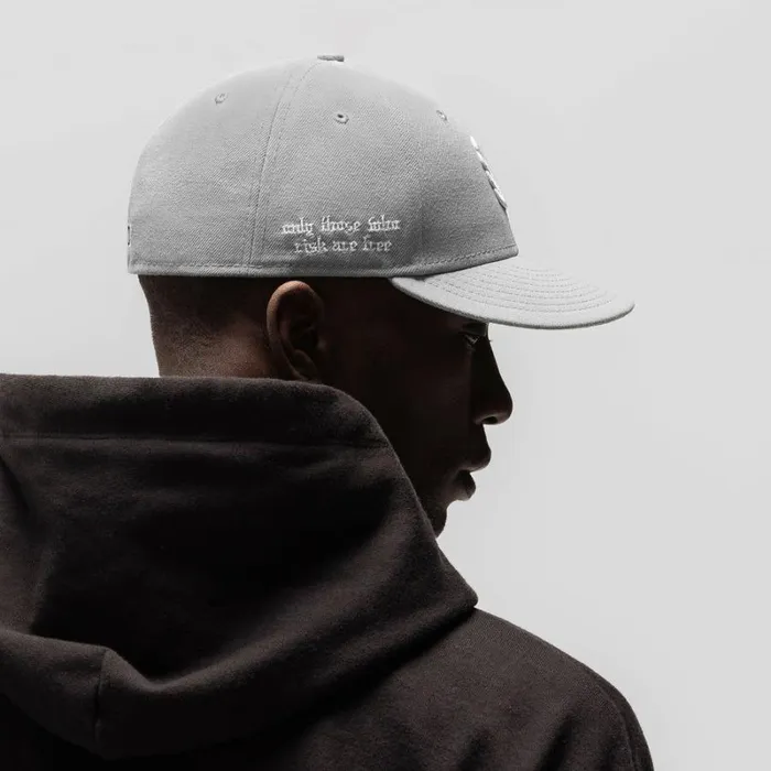 ASRV Hats and Headwear Men New Era 59Fifty Low Profile Hat Greywhite wings