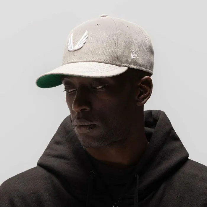 ASRV Hats and Headwear Men New Era 59Fifty Low Profile Hat Stonewhite wings