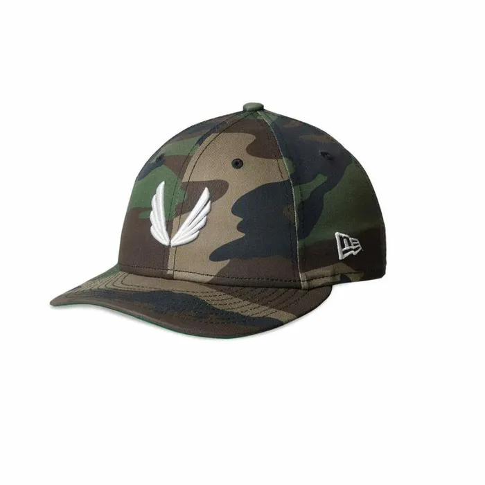 ASRV Hats and Headwear Men New Era 59Fifty Low Profile Hat Woodland Camowhite wings