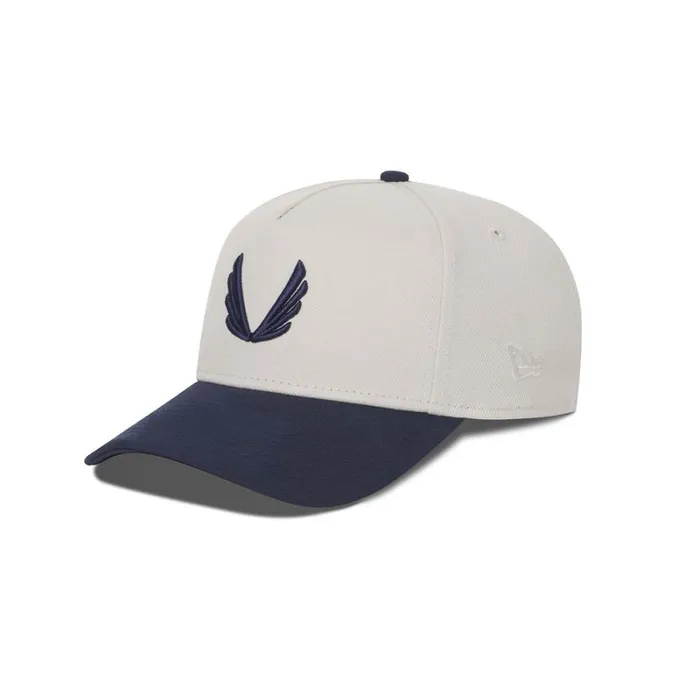 ASRV Hats and Headwear Men New Era 9Forty AFrame Hat Stonenavy Two Tone