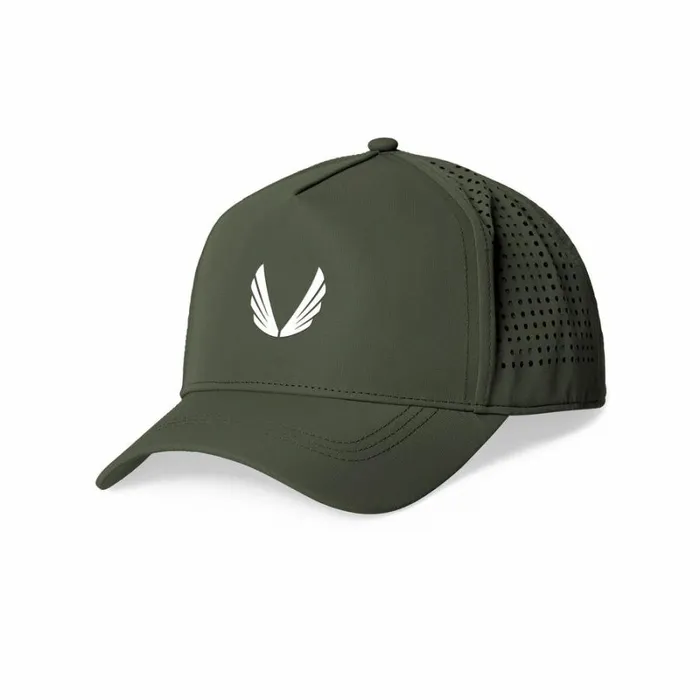 ASRV Hats and Headwear Men Performance AFrame Hat Olivewhite 034wings034