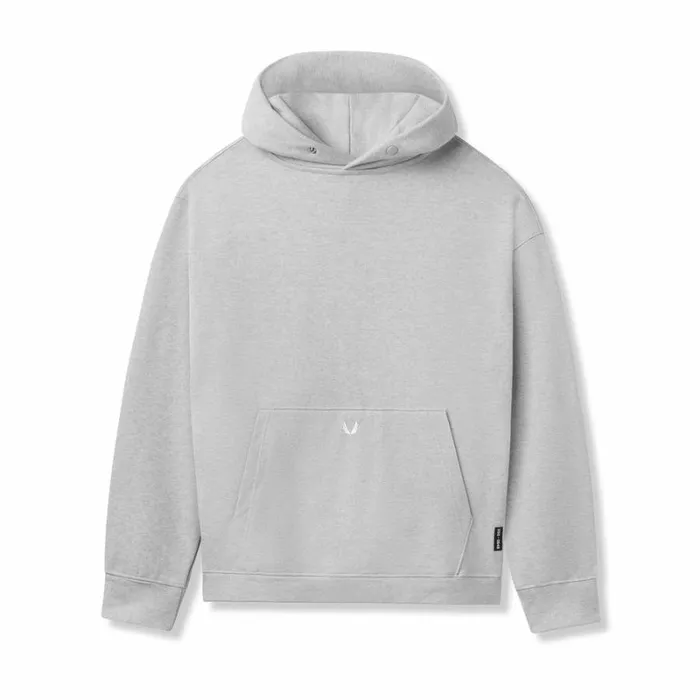 ASRV Hoodies and Sweatshirts Men TechTerry Hoodie Heather Grey