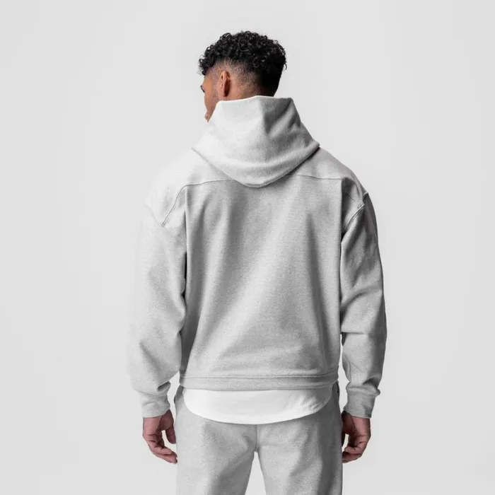 ASRV Hoodies and Sweatshirts Men TechTerry Hoodie Heather Grey