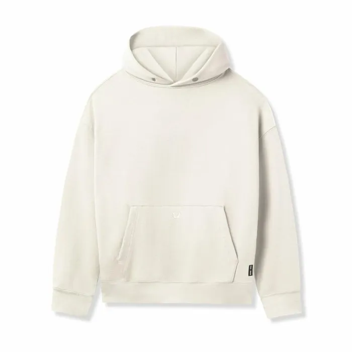 ASRV Hoodies and Sweatshirts Men TechTerry Hoodie Ivory Cream
