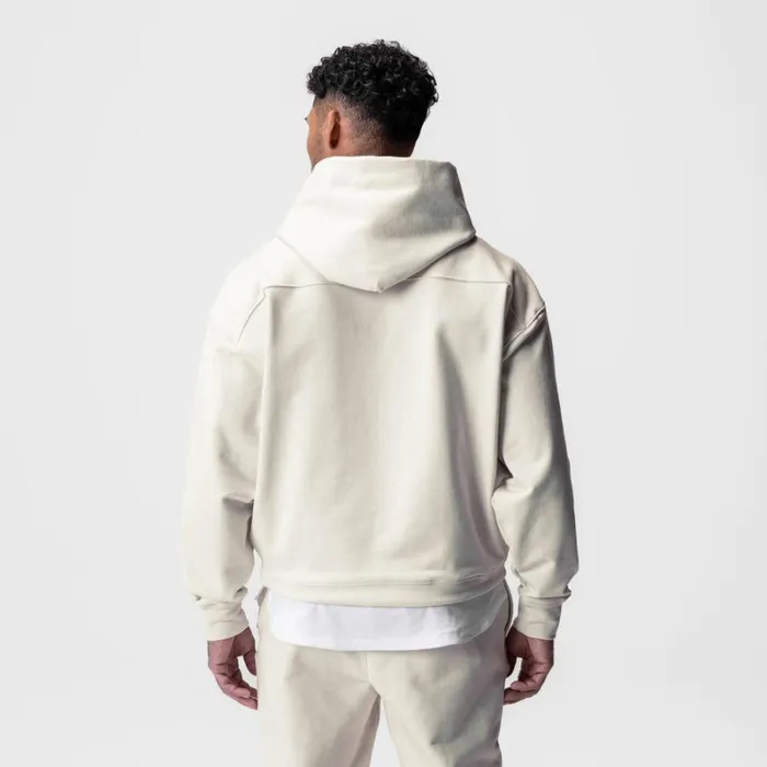ASRV Hoodies and Sweatshirts Men TechTerry Hoodie Ivory Cream