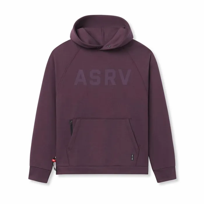 ASRV Hoodies and Sweatshirts Men TechTerry WeatherReady Training Hoodie Deep Purple 034asrv034