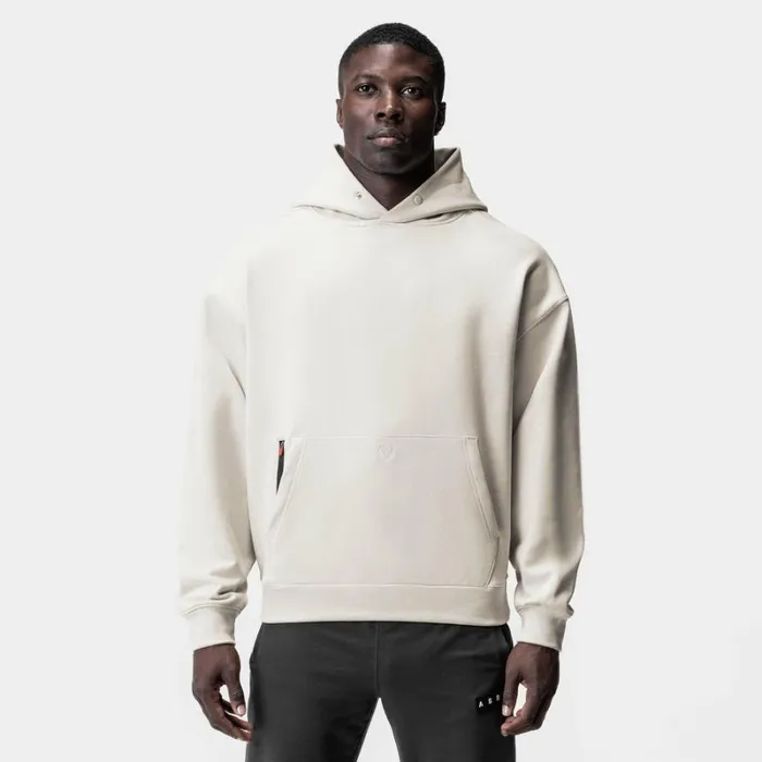 ASRV Hoodies and Sweatshirts Men TechTerry Zip Pocket Hoodie Stonewhite 034otwr034