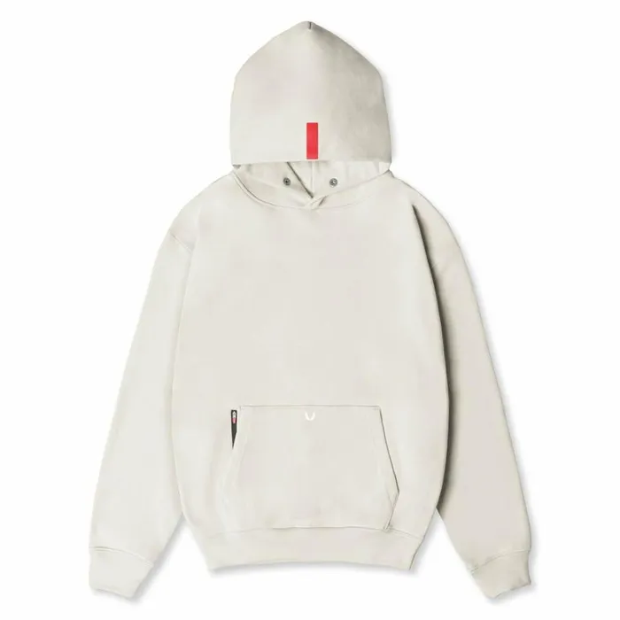 ASRV Hoodies and Sweatshirts Men TechTerry Zip Pocket Hoodie Stonewhite 034otwr034