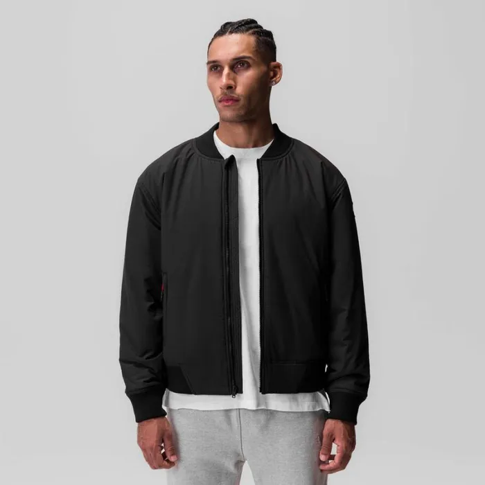ASRV Jackets and Outerwear Men Ripstop Insulated Bomber Jacket Black