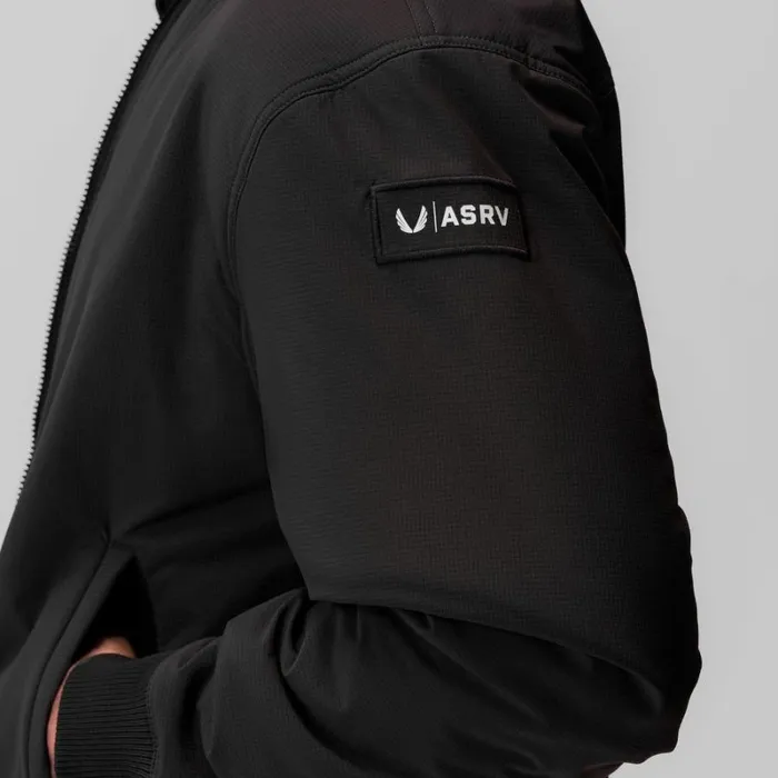 ASRV Jackets and Outerwear Men Ripstop Insulated Bomber Jacket Black