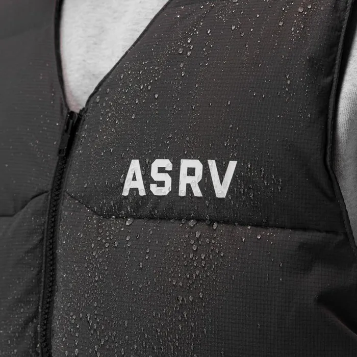 ASRV Jackets and Outerwear Men Ripstop Insulated Puffer Gilet Space Grey