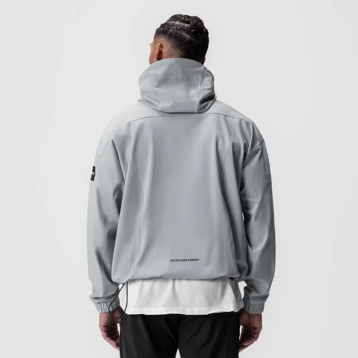 ASRV Jackets and Outerwear Men WeatherReady Anorak Jacket Slate Grey 034patch034 ASRV Jackets and Outerwear Men WeatherReady Anorak Jacket Slate Grey 034patch034