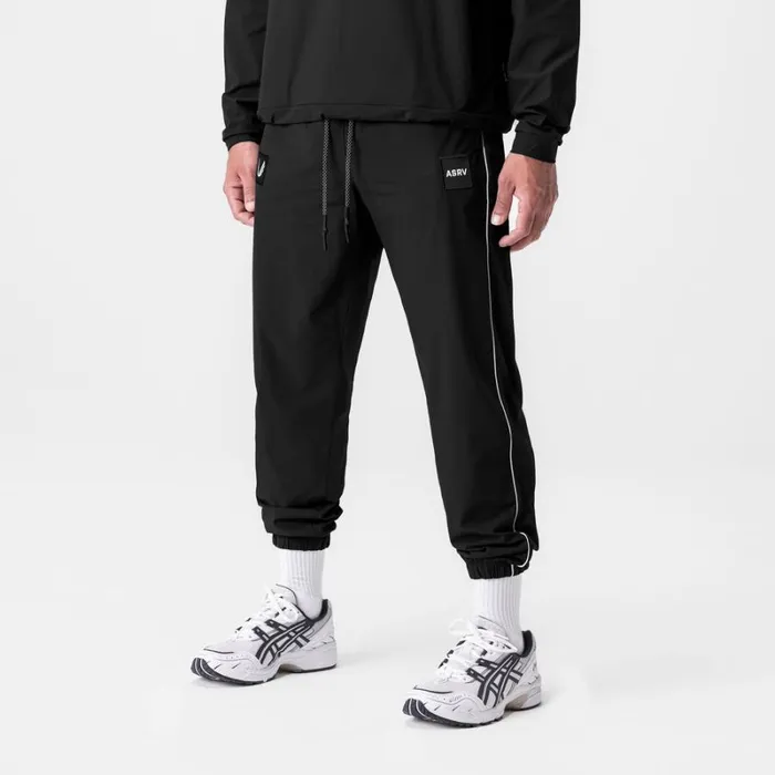ASRV Joggers and Pants Men Ripstop Oversized Track Pant Black 034patch034