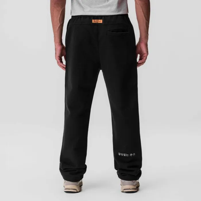 ASRV Joggers and Pants Men Tech Essential Straight Leg Sweats Black 034training Division034 ASRV Joggers and Pants Men Tech Essential Straight Leg Sweats Black 034training Division034