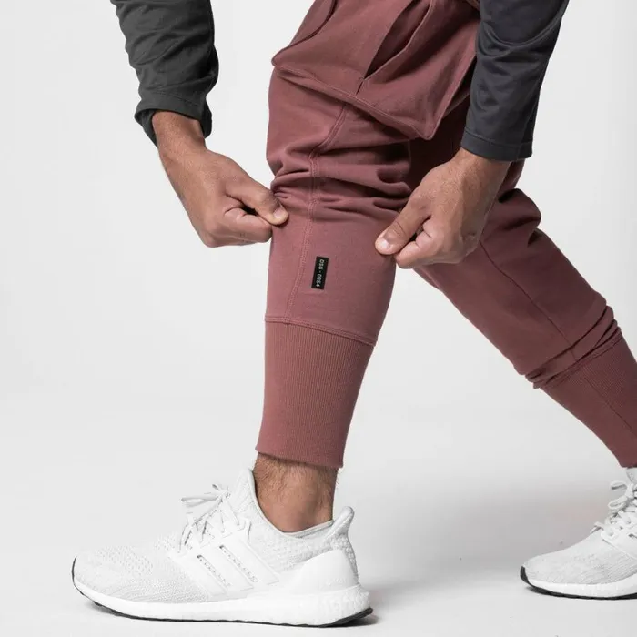 ASRV Joggers and Pants Men TechTerry Cargo High Rib Jogger Red Earth