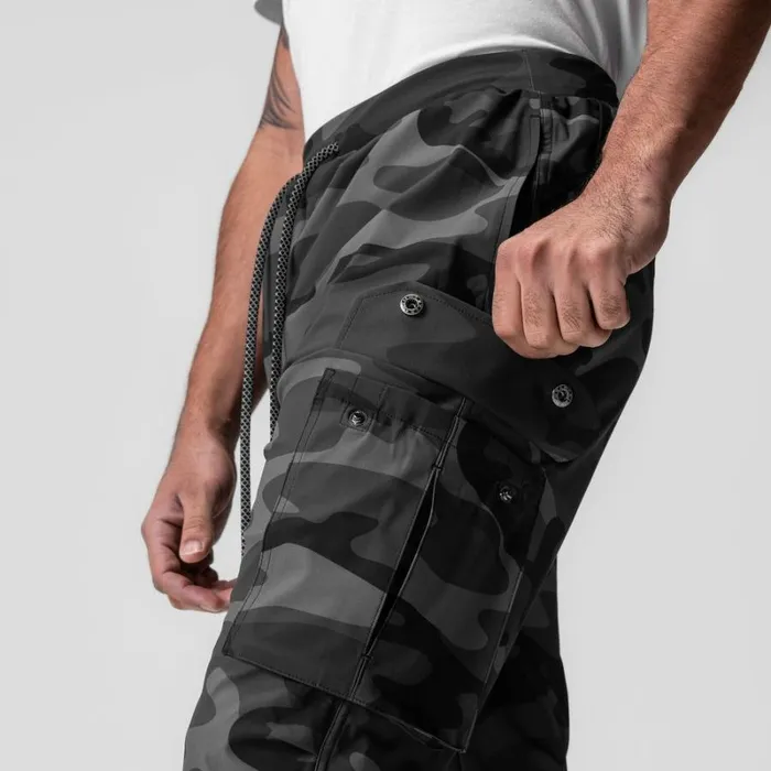 ASRV Joggers and Pants Men TetraLite Cargo High Rib Jogger Black Camo 034reflective034