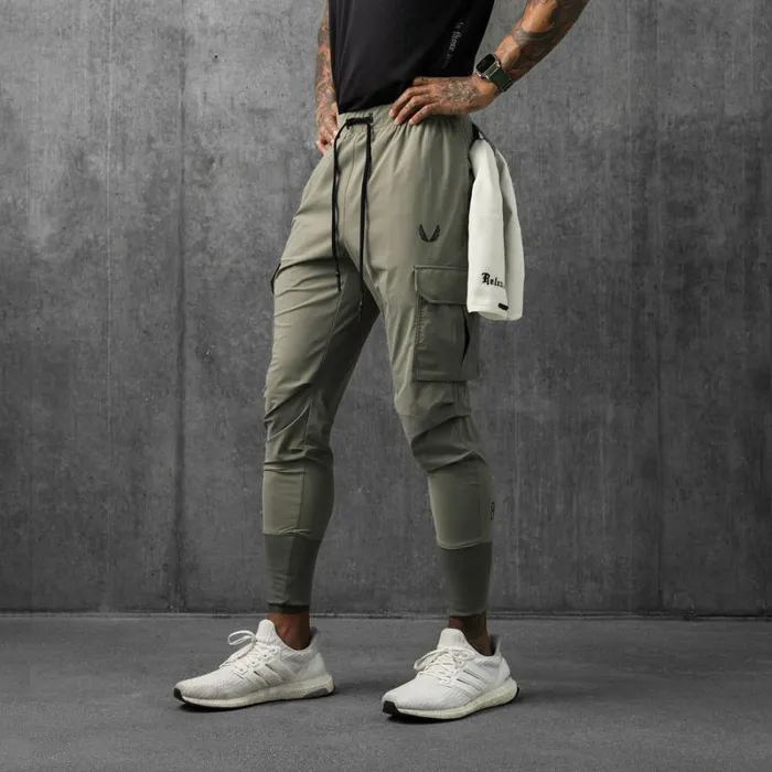 ASRV Joggers and Pants Men TetraLite Cargo High Rib Jogger Sage