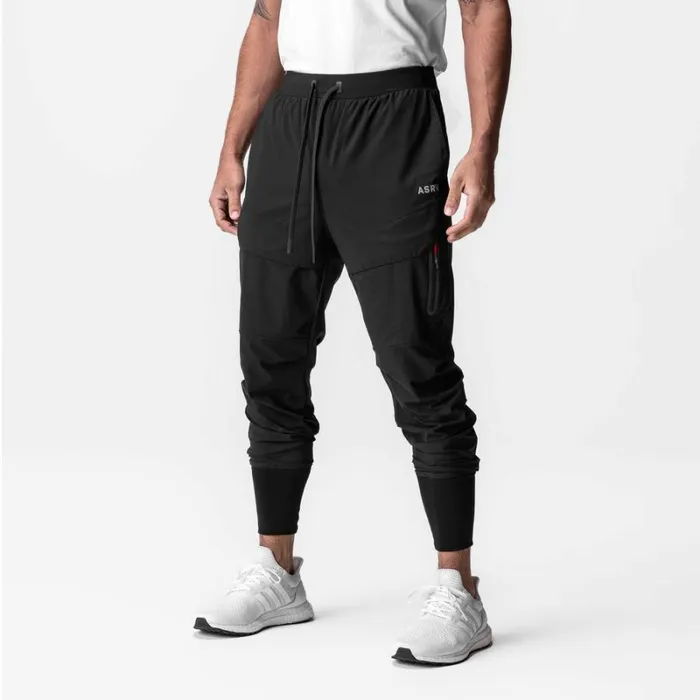 ASRV Joggers and Pants Men TetraLite Tech High Rib Jogger Black