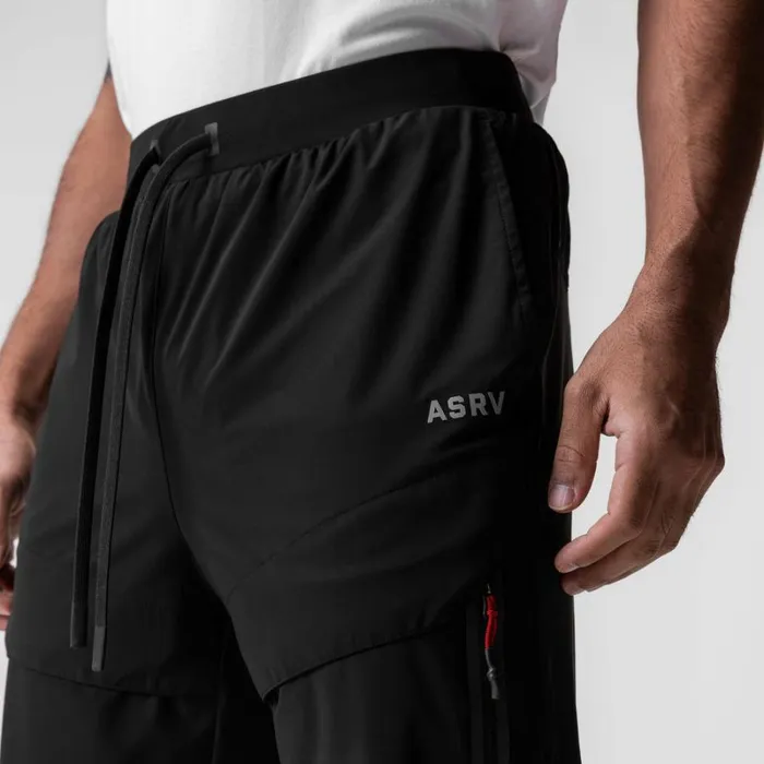 ASRV Joggers and Pants Men TetraLite Tech High Rib Jogger Black