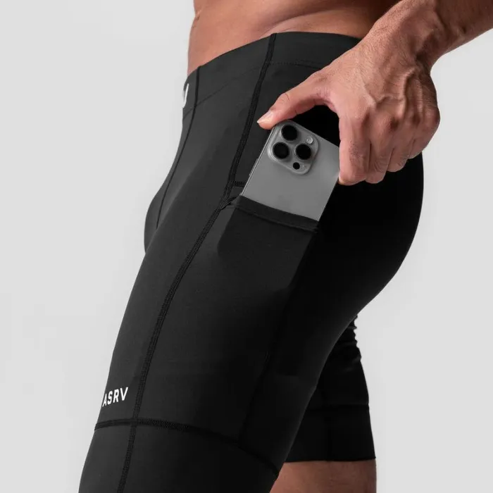 ASRV Leggings Men WarpFlexxLite Single Legging Black