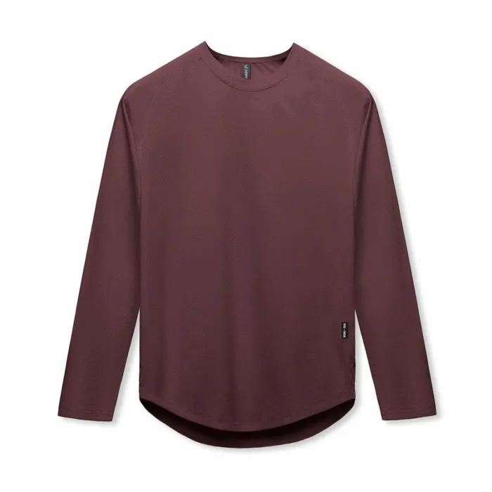 ASRV Long Sleeves Men SilverLite 20 Established Long Sleeve Plum