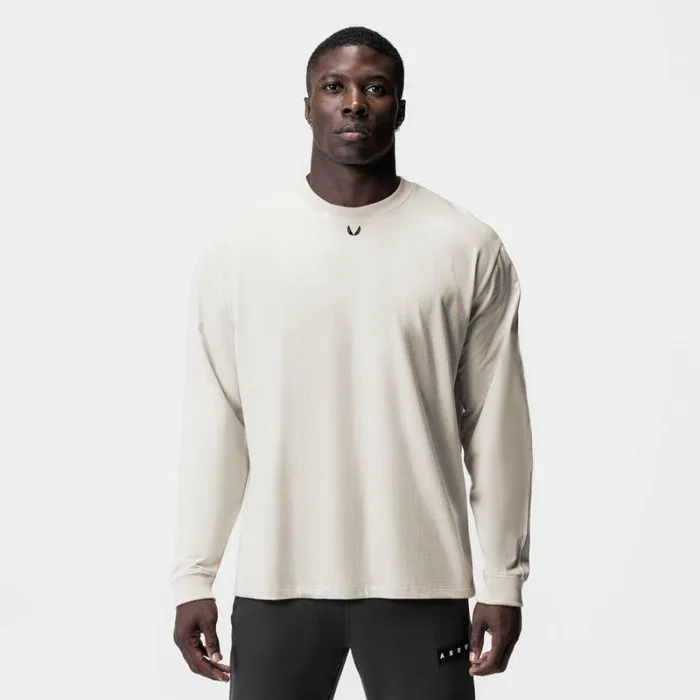 ASRV Long Sleeves Men Tech Essential Relaxed Long Sleeve Stoneblack 034otwr034 ASRV Long Sleeves Men Tech Essential Relaxed Long Sleeve Stoneblack 034otwr034