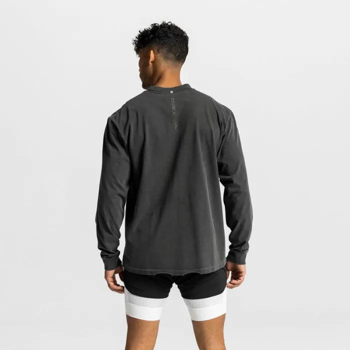 ASRV Long Sleeves Men Technical Essentials Relaxed Long Sleeve Faded Grey